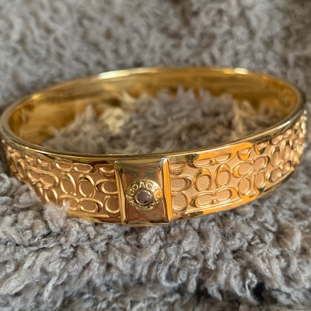 COACH Signature Bangle Bracelet